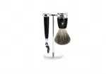 MÜHLE Rytmo Black Fusion Razor, Brush & Stand