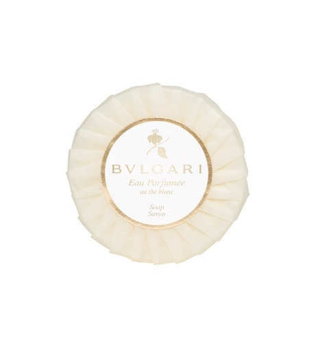 Bulgari White Tea Round Pleated Soap
