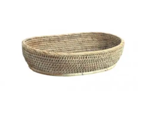 [0192W] Pita Oval Bread Basket 30x22x8